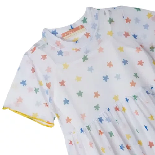 Vestido Tule Estrelitas Fabula