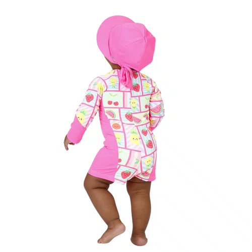 Viseira Proteção Malu Euforia Rosa Neon Siri Kids