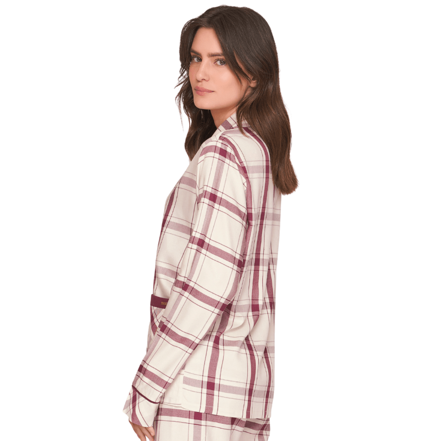 Pijama Longo Aberto Vintage Bloom Lua Lua