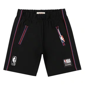 Bermuda Infantil NBA Logoman Preto Dame