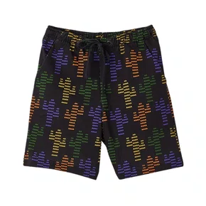 Bermuda Moletom Cactos Preto Bento