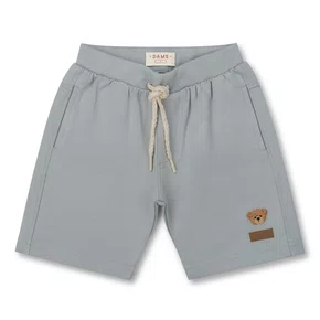 Bermuda Ursinho Bordado Cinza Dame