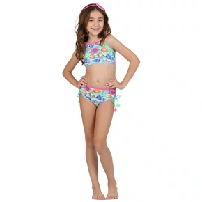 Biquini Cropped Laila Aquarela Siri Kids