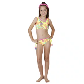 Biquini Infantil Cropped Antonela Lápis Siri Kids