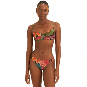 Biquini Meia Taça Bordadeira Preto Farm