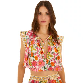 Blusa Banana Flor Leve Farm