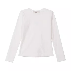 Blusa Basica Manga Longa Canelada Off ANime