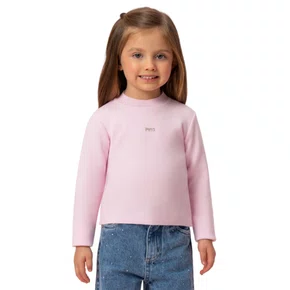Blusa Basica Tricot Rosa Petit Cherie
