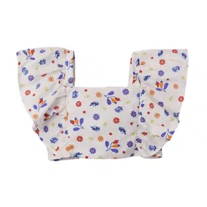 Blusa Cropped Branco Bordado Sticth Fabula