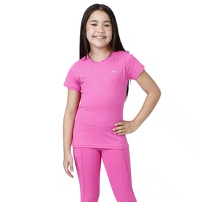 Blusa Lívia Dry Badminton Pink Siri Sport