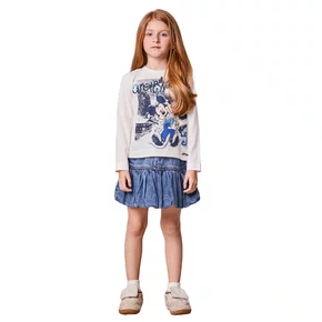 Blusa Manga Longa Minnie Magical Winter Anime
