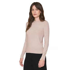 Blusa Manga Longa Pure Comfort Nude Lua Lua