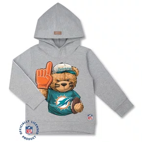 Blusa NFL Teddy Maimi Dolphins Cinza Dame