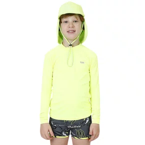 Blusa Proteção UV Amarelo Neon Spirit Siri Kids