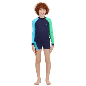 Blusa Proteção UV Lucca Marinho Color Siri Kids
