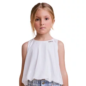Blusa Regata Balone Branca Anime