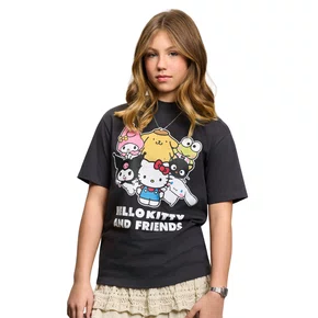 Blusa T Shirt Hello Kitty e Amigos Chumbo Authoria