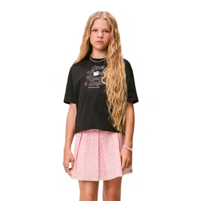 Blusa TShirt Hello Kitty Heart&Smile Preto Authoria