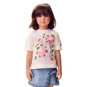 Blusa TShirt Patch Morango Animê