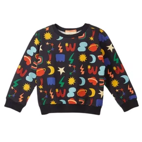 Blusão Moletom Cosmotipo Preto Fabula