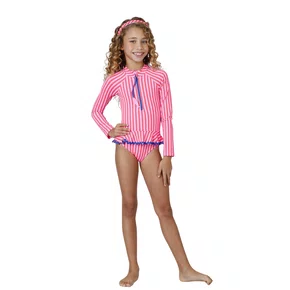 Body Infantil Manga Longa Laís Listras Sardinha Siri Kids