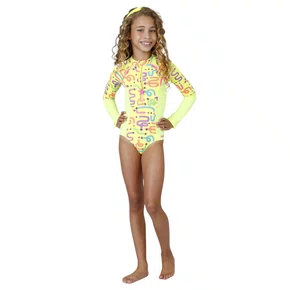 Body Infantil Manga Longa Lápis Siri Kids