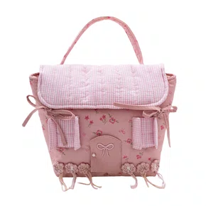 Bolsa Puffer Casinha Janelinhas Mini Floral