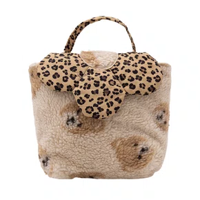 Bolsa Teddy Rostinho Ursas Detalhe Onçinha Pituchinhus