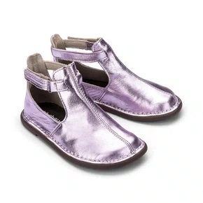 Bota Meia Lua Couro Alfazema Petit Cheval