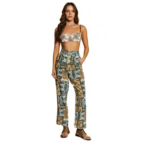 Calça Arizona Block Azul Bege Cia Maritima