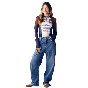 Calça Jeans NFL Wide Regulagem Authoria