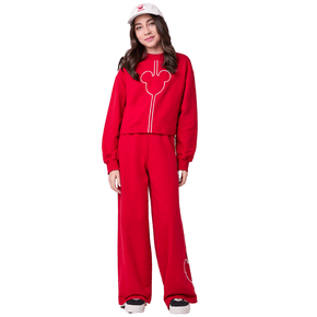Calça Moletom Mickey Vermelho I Am