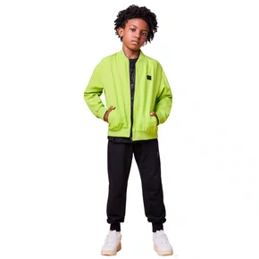 Calça Moletom Preto Recortes Youccie