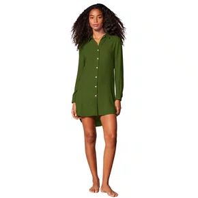 Camisa Shantung Verde Ivy Cia Maritima