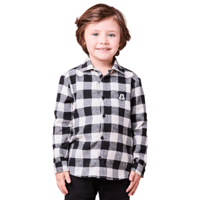 Camisa Xadrez Flanela Mickey Preto Youccie