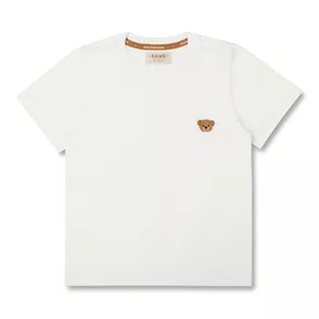 Camiseta Algodão Bordado Teddy Off White Dame