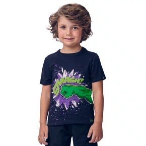 Camiseta Hulk Preto Marvel Youccie