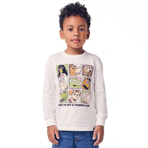 Camiseta Manga longa Quadros Toy Story Off White Youccie