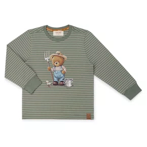 Camiseta Manga Longa Verde Teddy Milk Dame