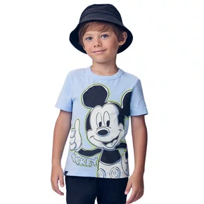 Camiseta Mickey Disney Azul Claro Youccie