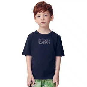 Camiseta Mickey e Pluto Preto Youccie