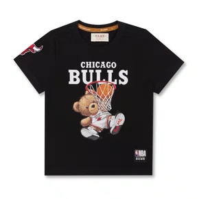 Camiseta NBA Teddy Chicago Bulls Preto  Dame