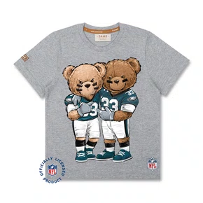 Camiseta NFL Teddy Philadelphia Cinza Dame