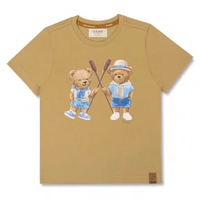 Camiseta Teddy Remos Bege Dame