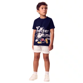Camiseta TShirt Mickey No Better Time Marinho Youccie