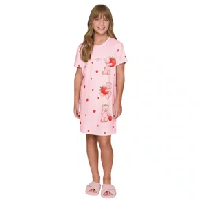Camisola Dress Infantil Menina Nina Always In Love Lua Lua