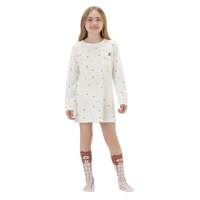 Camisola Kids com Meia Micro Ursos Cor com Amor