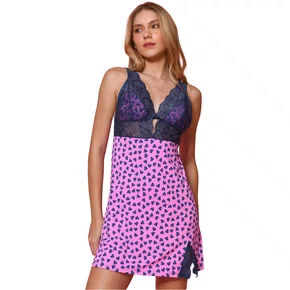 Camisola Las Vegas Corações Rosa Miss Victtoria