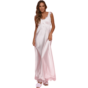 Camisola Longa Viena Branca Miss Victtoria