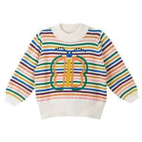 Cardigan Listradinho Borboleta Tricot Fabula